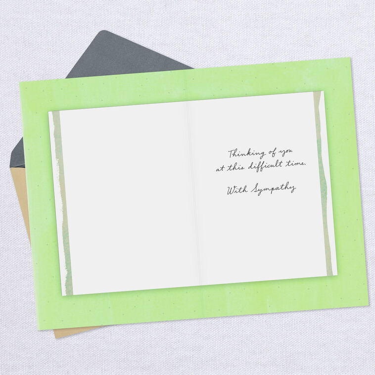 Hallmark Caring Surrounds You Open Hands Sympathy Card