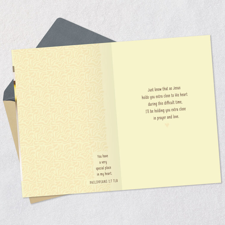 Hallmark Caring Thoughts And Loving Prayers Religious Sympathy Card