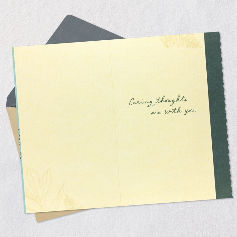Hallmark Caring Thoughts Are With You Always Sympathy Card