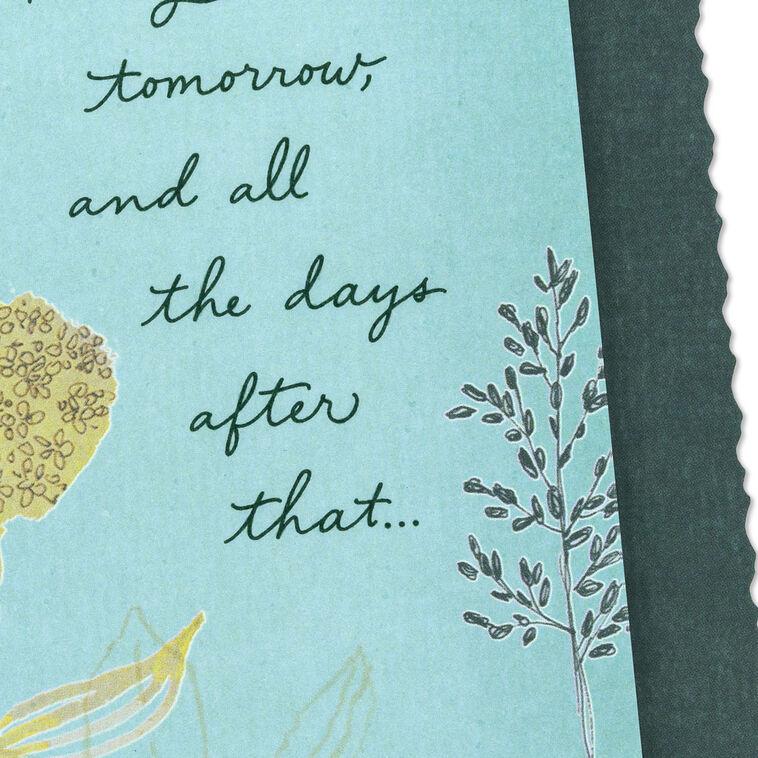 Hallmark Caring Thoughts Are With You Always Sympathy Card