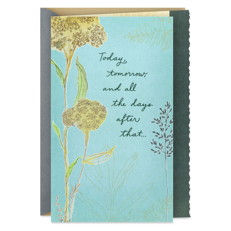 hallmark Caring Thoughts Are With You Always Sympathy Card