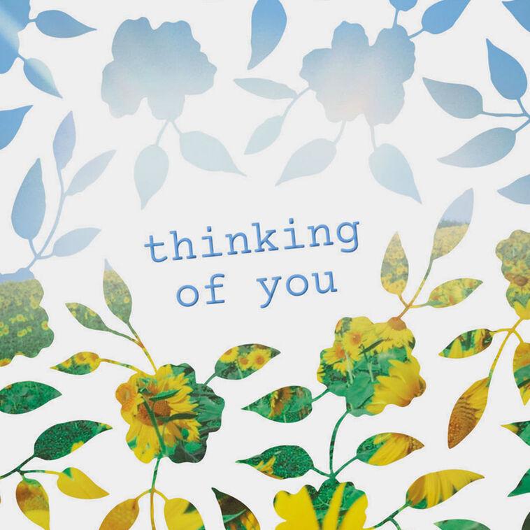 Hallmark Caring Thoughts Shining Through Thinking Of You Card