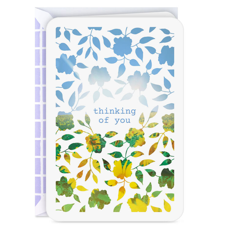 hallmark Caring Thoughts Shining Through Thinking of You Card