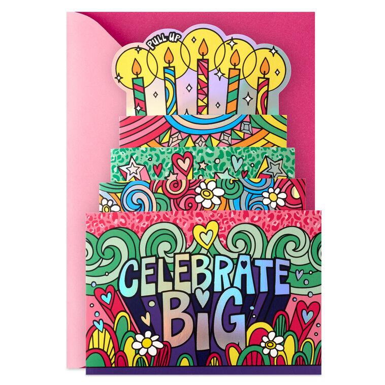 hallmark Celebrate Big Pop-Up Musical Birthday Card for Kids