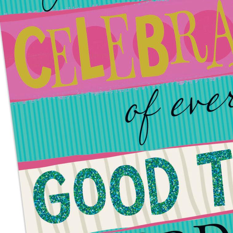 Hallmark Celebrate Every Good Thing Religious Birthday Card