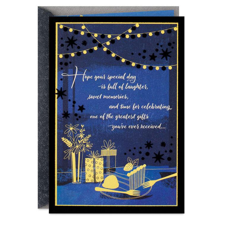 hallmark Celebrate One of the Greatest Gifts Anniversary Card