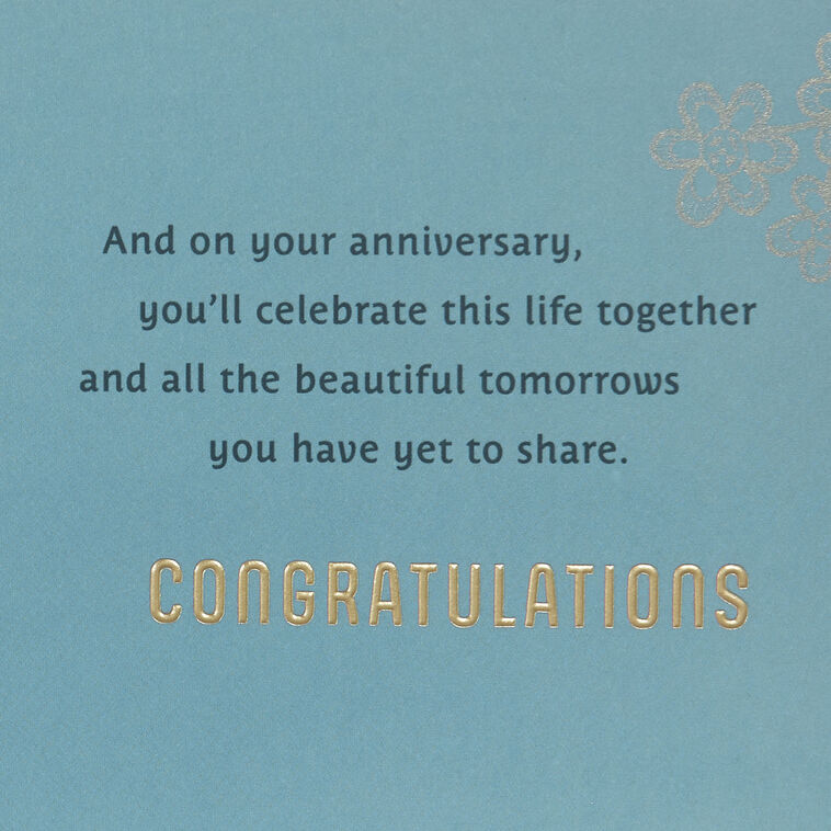 Hallmark Celebrate This Life Together 40th Anniversary Card