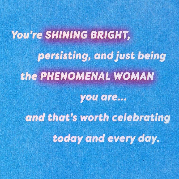 Hallmark Celebrating A Kick-Ass Woman Birthday Card For Her