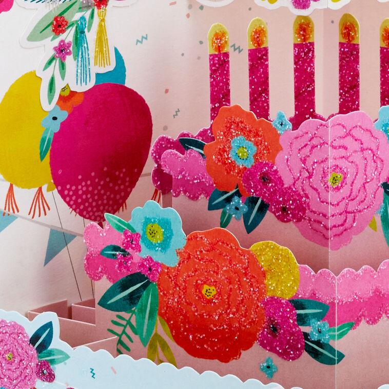 Hallmark Celebrating Amazing You 3D Pop-Up Birthday Card