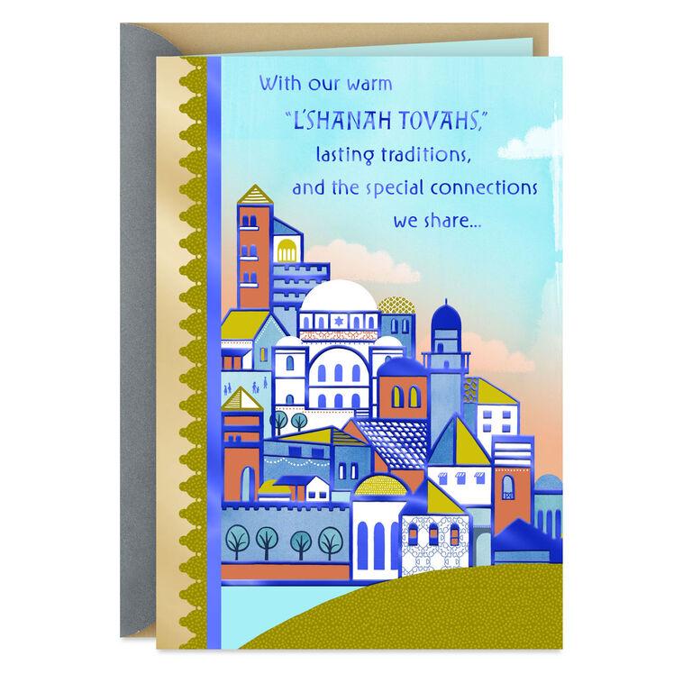 hallmark Celebrating Blessings Rosh Hashanah Card From Both