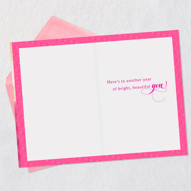 Hallmark Celebrating Bright Beautiful You Birthday Card