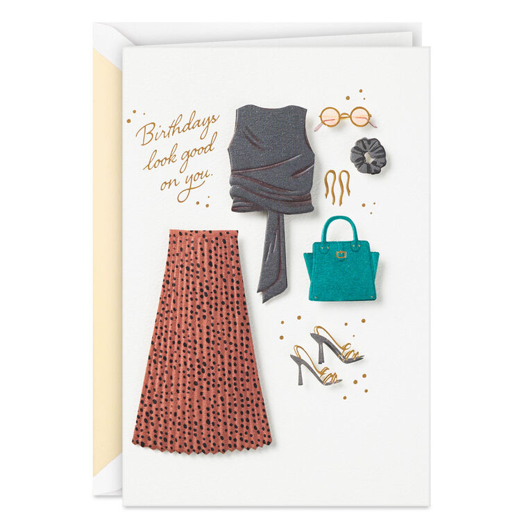 hallmark Celebrating Every Fabulous Thing Birthday Card for Her