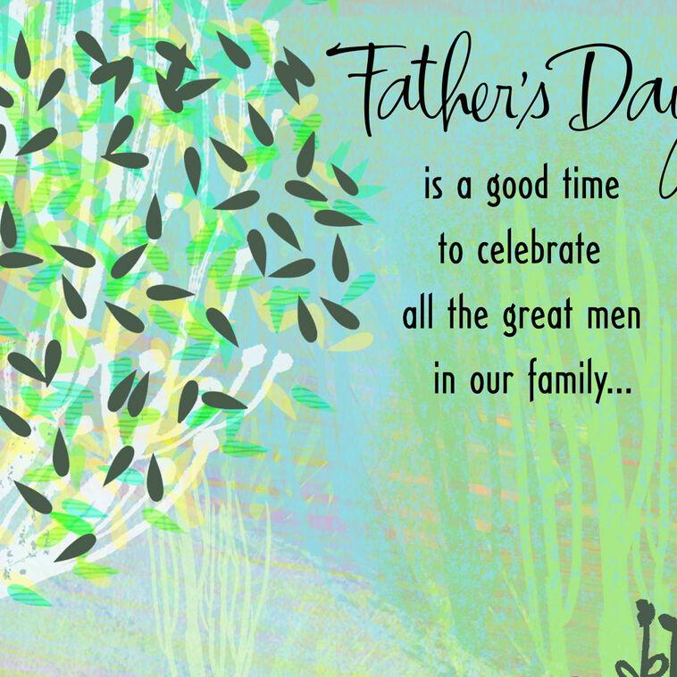Hallmark Celebrating Great Men Like You Father's Day Card For Family