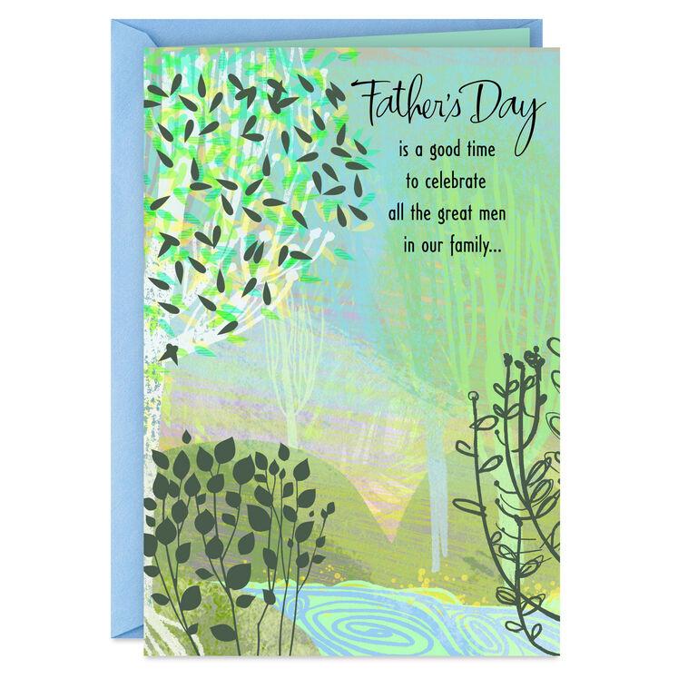 hallmark Celebrating Great Men Like You Father's Day Card for Family