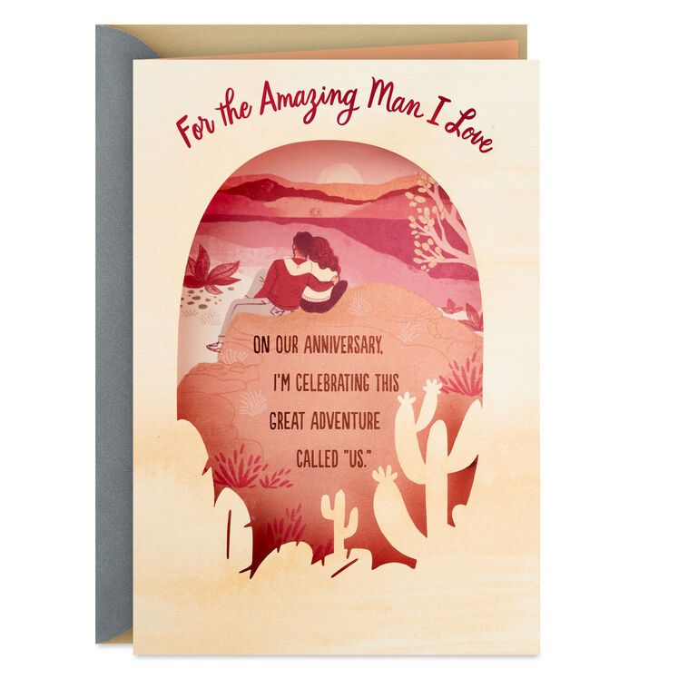 hallmark Celebrating Our Great Adventure Anniversary Card for Him