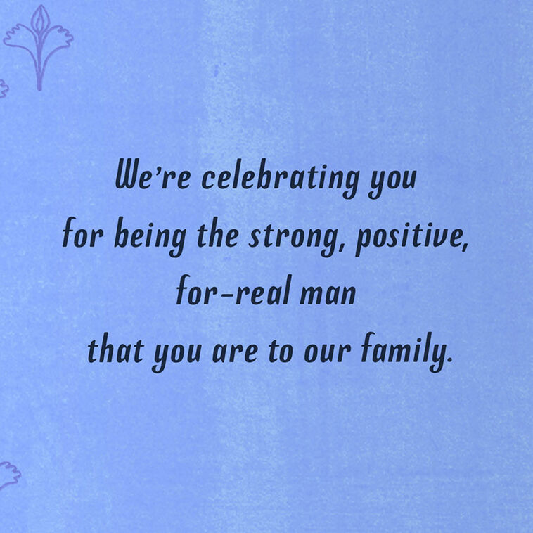 Hallmark Celebrating The For-Real Man You Are Birthday Card For Brother