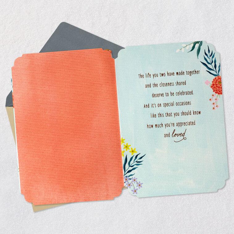 Hallmark Celebrating The Life You've Made Together Anniversary Card For Parents