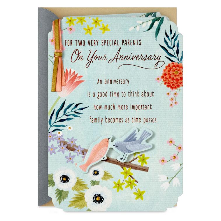 hallmark Celebrating the Life You've Made Together Anniversary Card for Parents