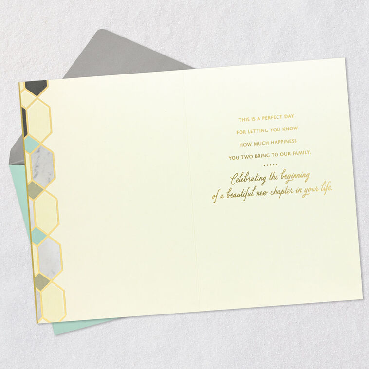 Hallmark Celebrating This Beautiful New Chapter Wedding Card For Grandson
