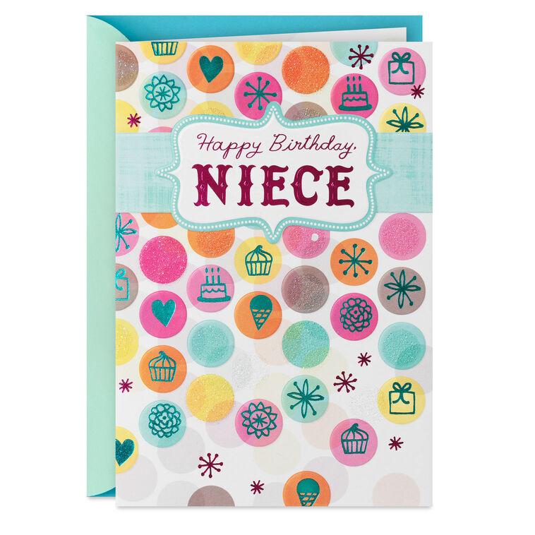 hallmark Celebrating Wonderful You Birthday Card for Niece