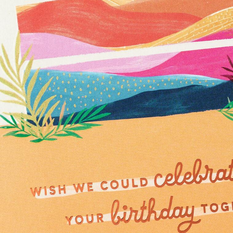 Hallmark Celebrating You Across The Miles Birthday Card