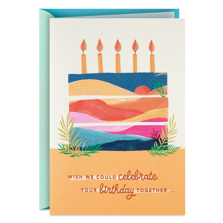 hallmark Celebrating You Across the Miles Birthday Card