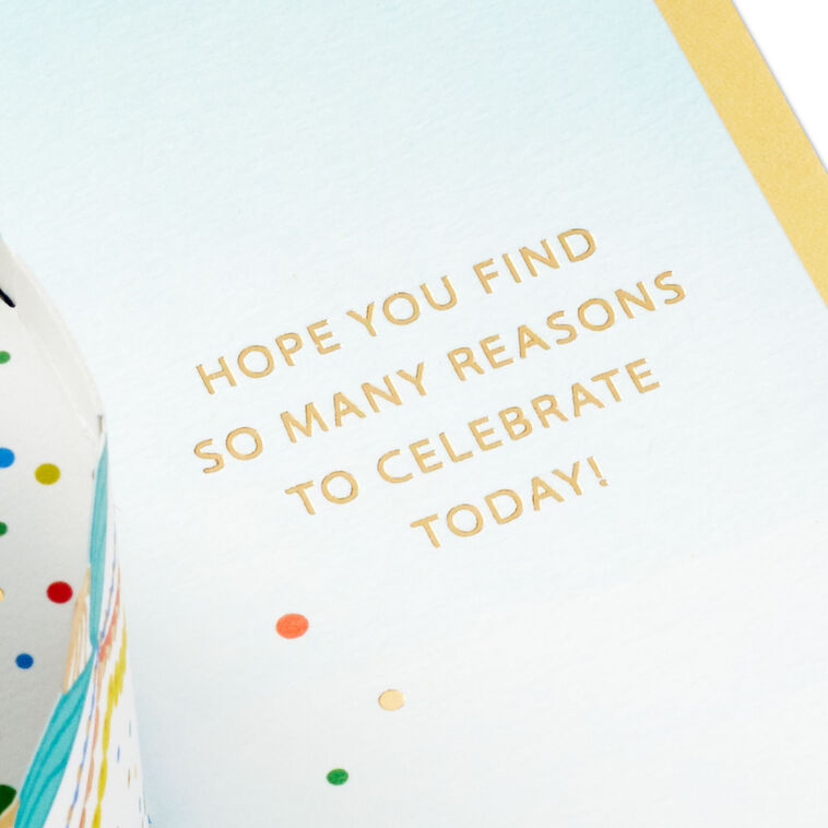 Hallmark Celebrating You Cake 3D Pop-Up Birthday Card