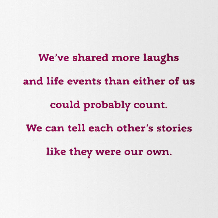 Hallmark Celebrating You Like Family Birthday Card For Friend