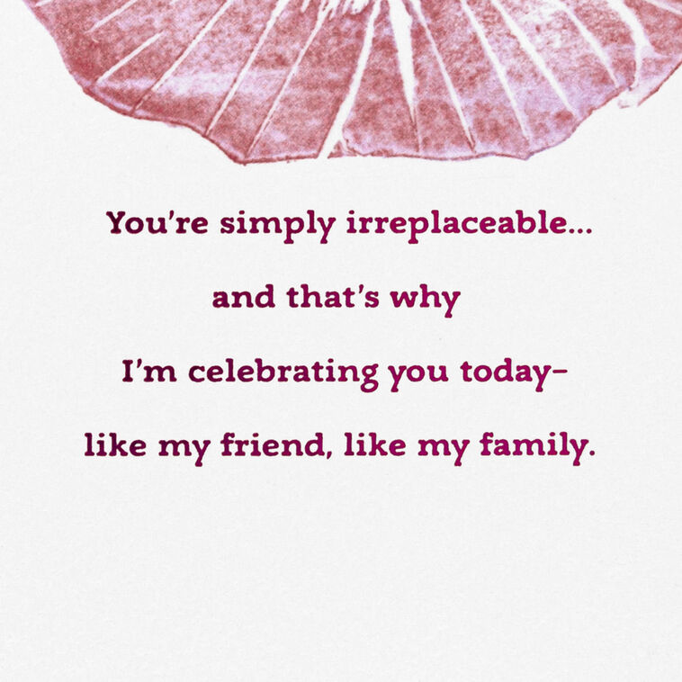 Hallmark Celebrating You Like Family Birthday Card For Friend