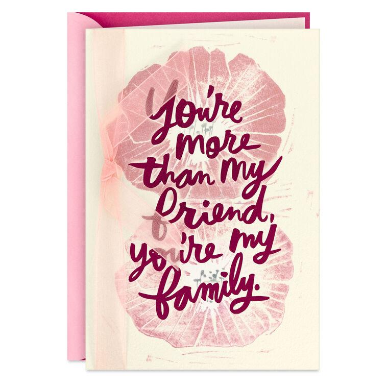 hallmark Celebrating You Like Family Birthday Card for Friend