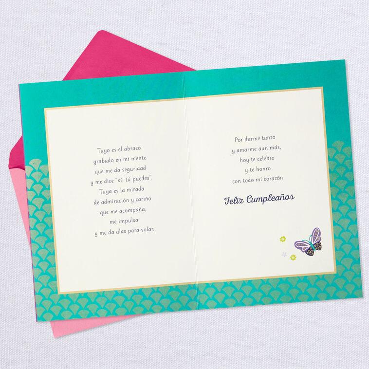 Hallmark Celebrating You Spanish-Language Birthday Card For Mom