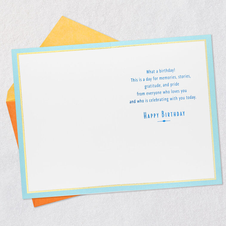 Hallmark Celebrating You With Love Gratitude And Pride 100th Birthday Card