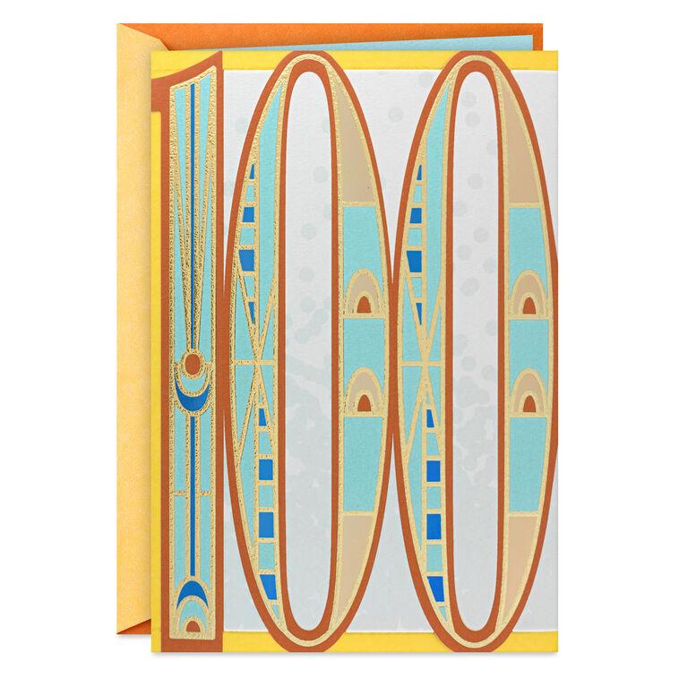 hallmark Celebrating You With Love Gratitude and Pride 100th Birthday Card