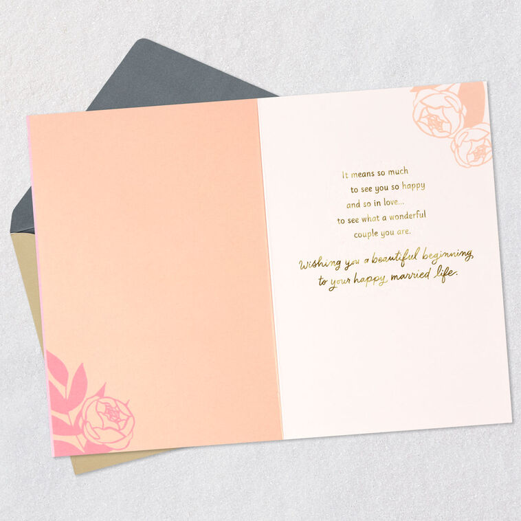 Hallmark Celebrating You With Love Wedding Card For Granddaughter