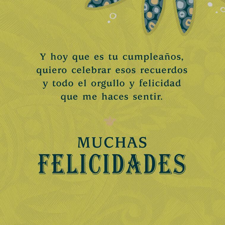 Hallmark Celebrating You With Pride Spanish-Language Birthday Card For Grandson