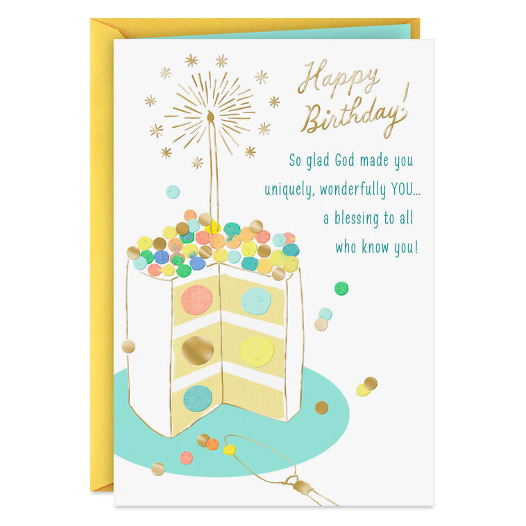 hallmark Celebrating You With Thanks to God Religious Birthday Card