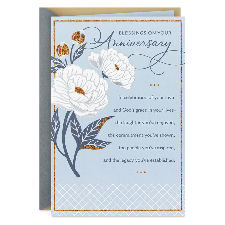 hallmark Celebrating Your Commitment and Legacy Religious Anniversary Card for Couple