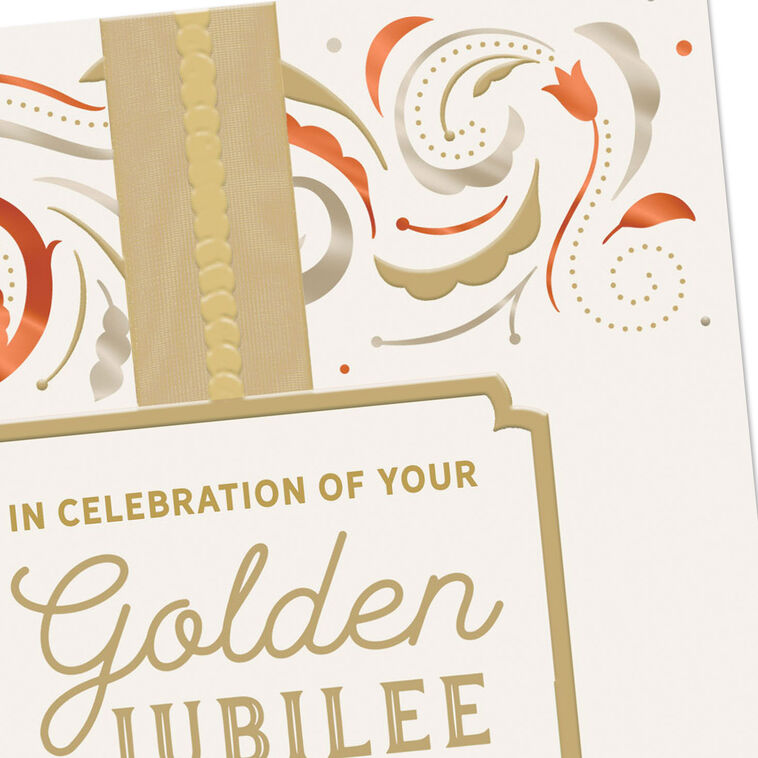 Hallmark Celebrating Your Faithful Service Religious Golden Jubilee Card