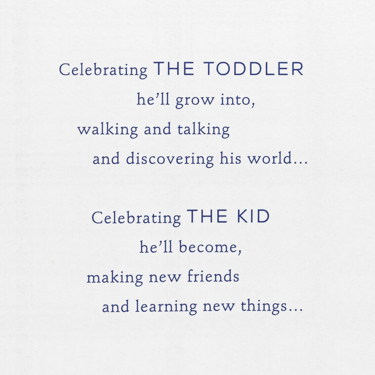 Hallmark Celebrating Your New Little Man New Baby Boy Card
