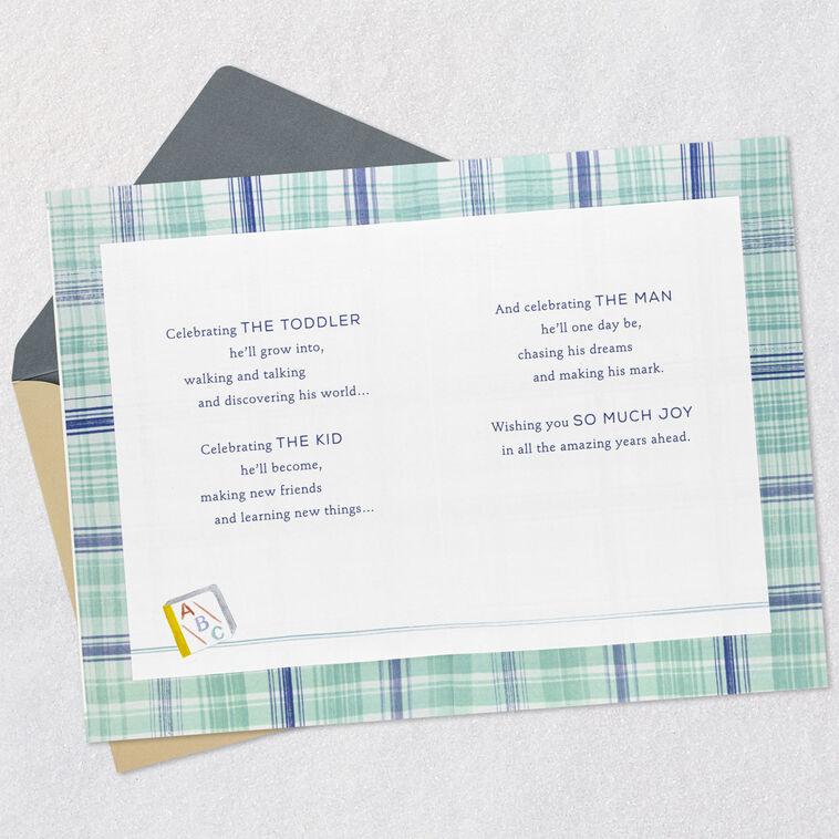 Hallmark Celebrating Your New Little Man New Baby Boy Card