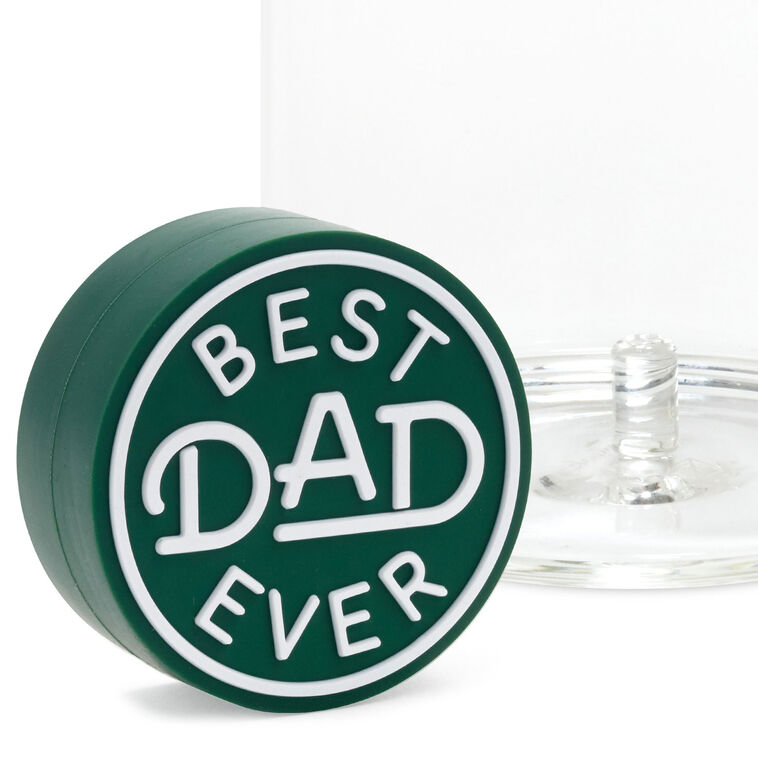 Hallmark Charmers Best Dad Ever Green Silicone Charm