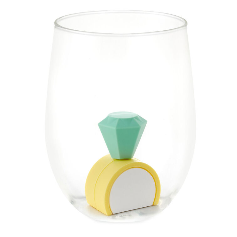 Hallmark Charmers Diamond Ring Silicone Charm 1.8" H