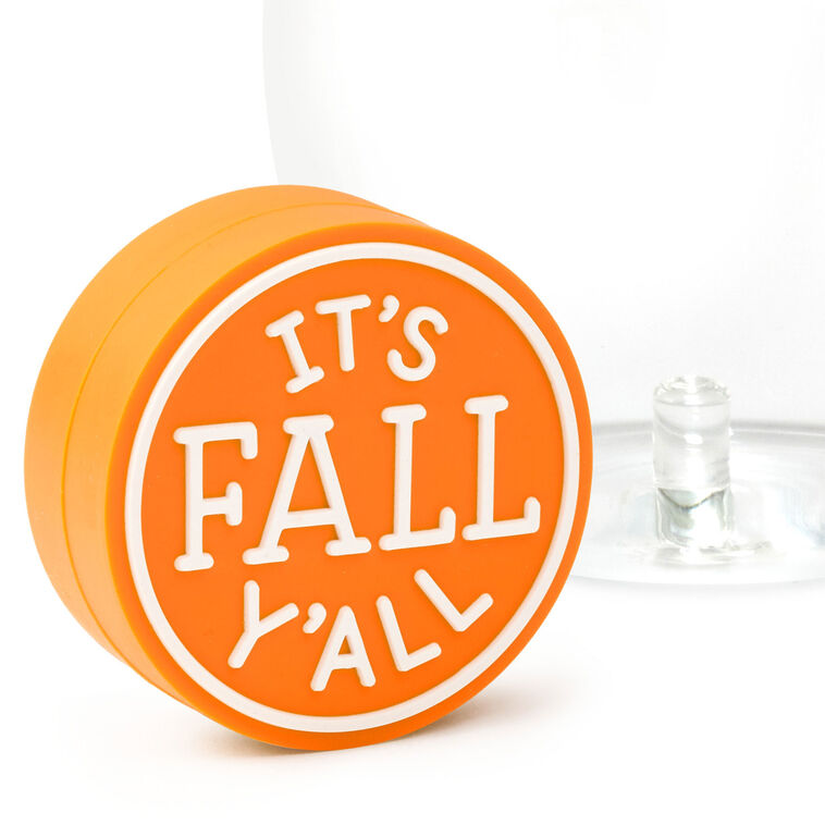 Hallmark Charmers It's Fall Y'all Silicone Charm 1.75" H