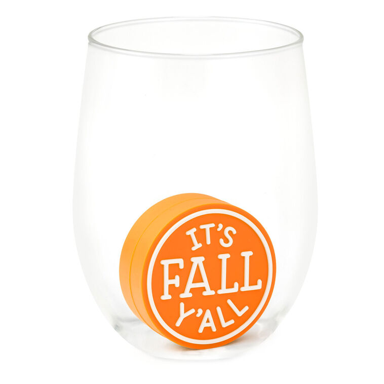 Hallmark Charmers It's Fall Y'all Silicone Charm 1.75" H