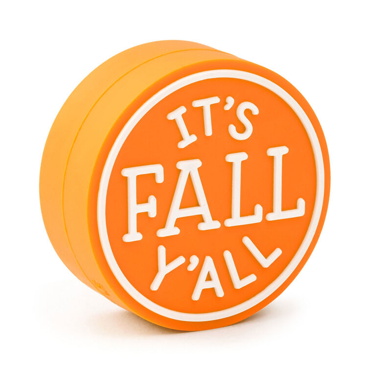 Hallmark Charmers It's Fall Y'all Silicone Charm 1.75" H