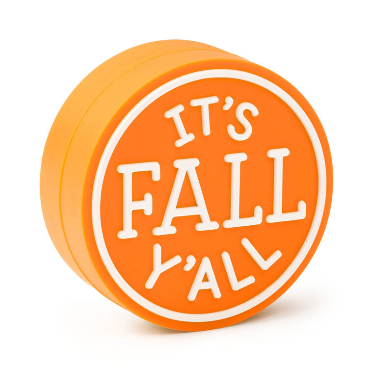 hallmark Charmers It's Fall Y'all Silicone Charm 1.75" H