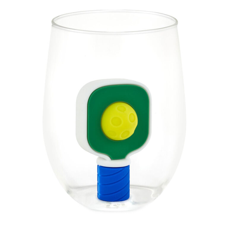 Hallmark Charmers Pickleball Paddle And Ball Silicone Charm 2" H