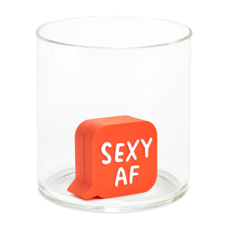 Hallmark Charmers Sexy AF Funny Silicone Charm 1.65" H