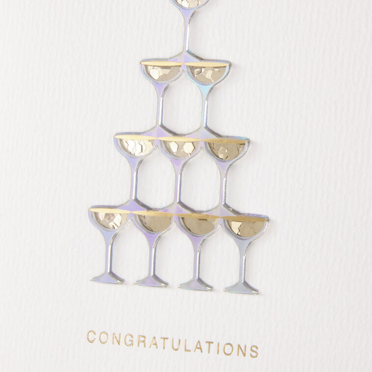 Hallmark Cheers To A Lifetime Of Happiness Wedding Card
