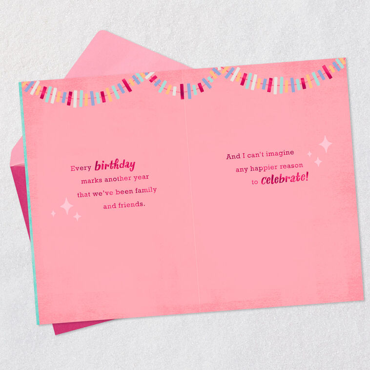 Hallmark Cheers To Being Family And Friends Birthday Card For Sister